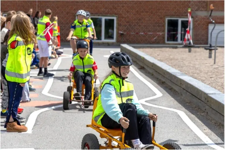 1000 m2 trafikbane i Herlufmagle