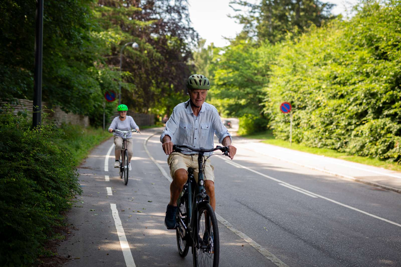 Børn der cykler