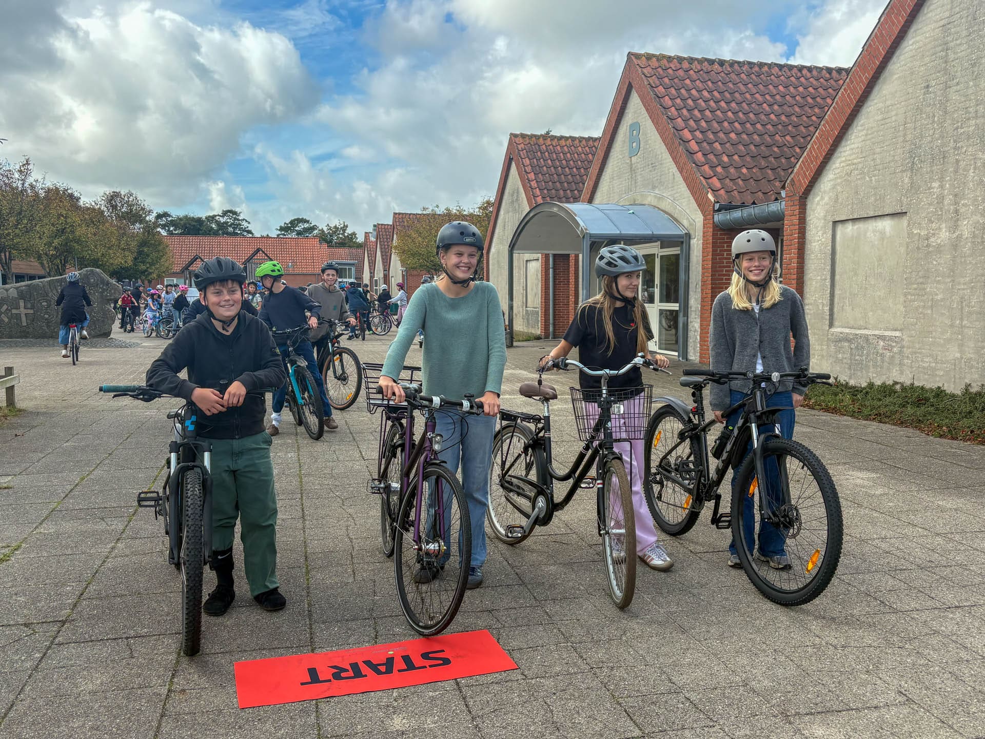 Cykelbane skal få flere børn til at cykle i skole